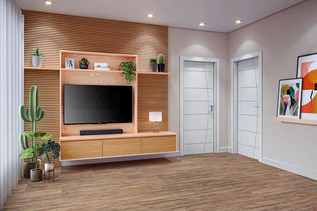 Ambiente — piso laminado Carvalho Ouro