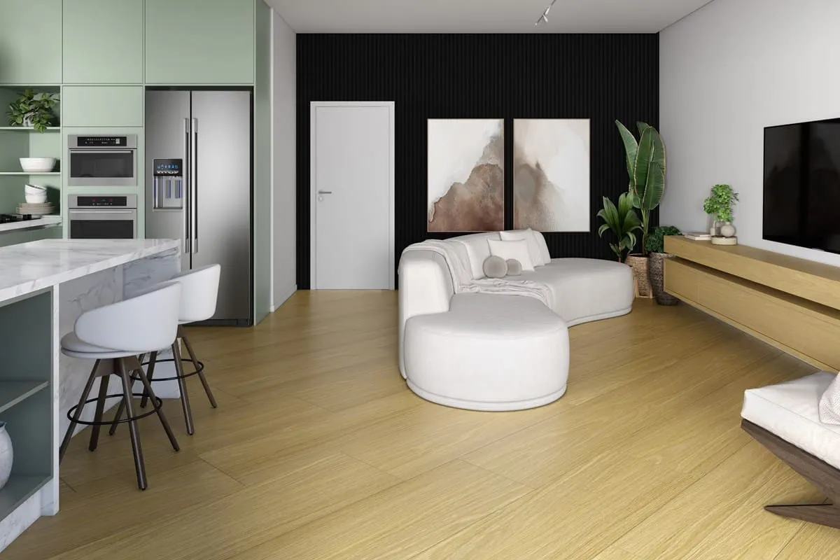 Ambiente — piso laminado Freijó Brasil