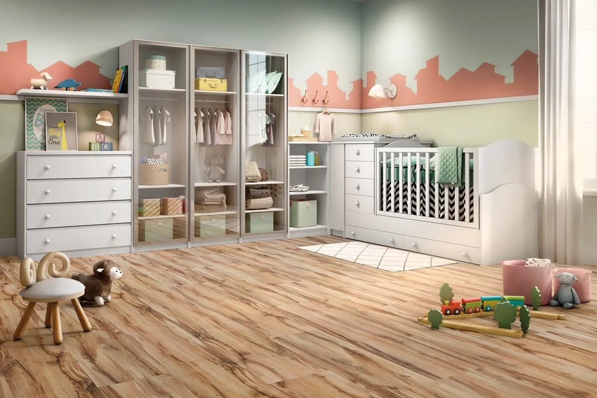 Ambiente — piso laminado Carvalho Córdoba