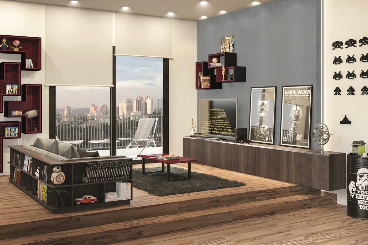 Ambiente — piso laminado Carvalho Córdoba