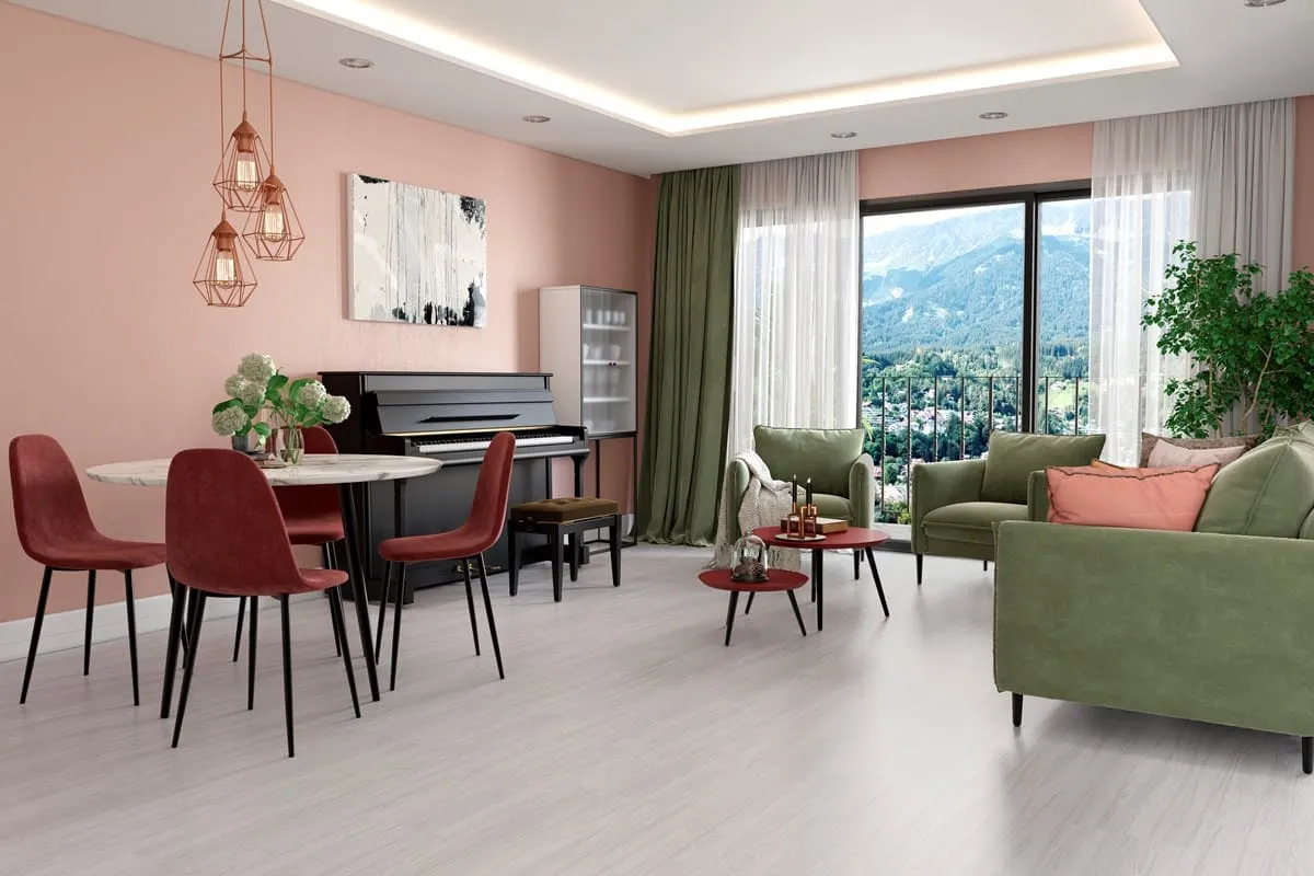 Ambiente — piso laminado Mont Blanc New