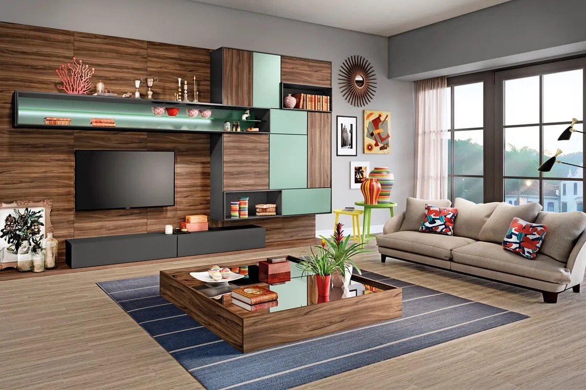 Ambiente — piso laminado Carvalho Canela