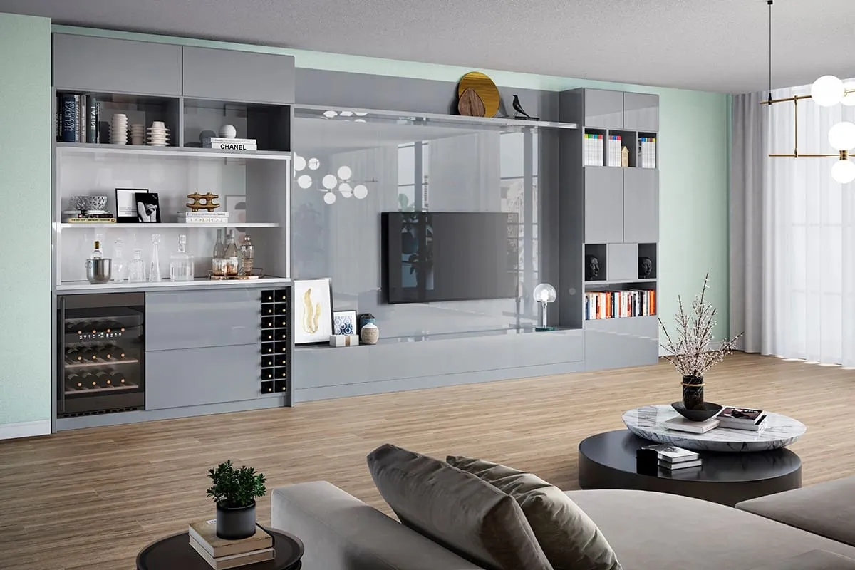 Ambiente — piso laminado Carvalho Canela