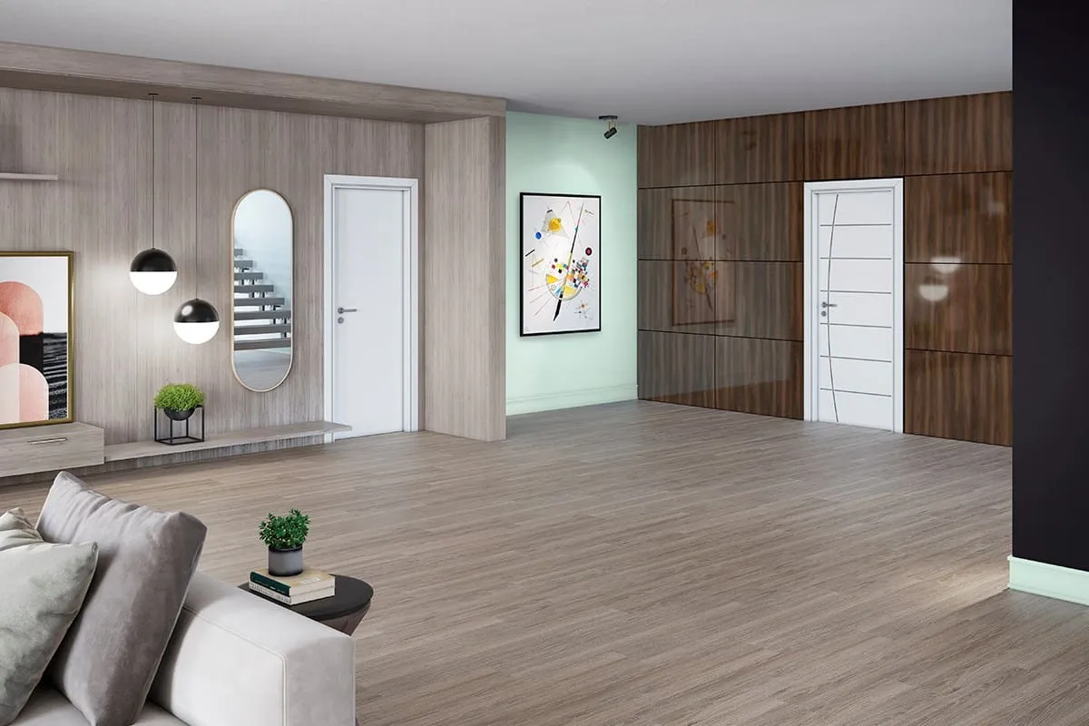 Ambiente — piso laminado Carvalho Canela