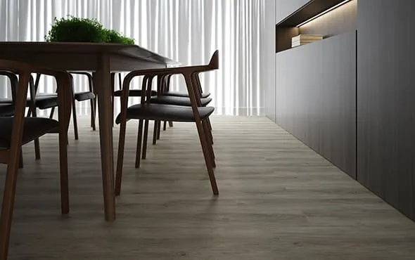 Ambiente — piso vinílico Santiago