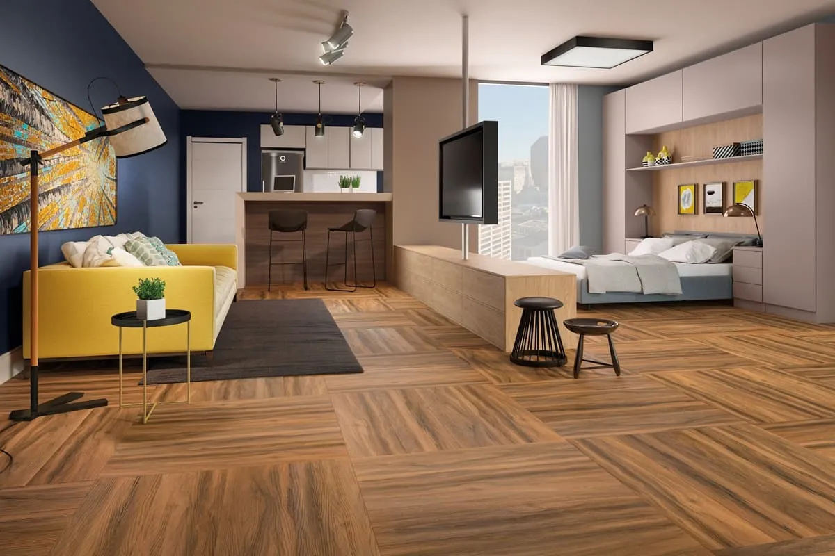 Ambiente — piso vinílico Tucson
